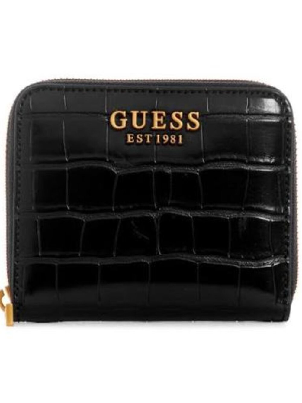 GUESS Laurel Small Zip-Around Wallet Black